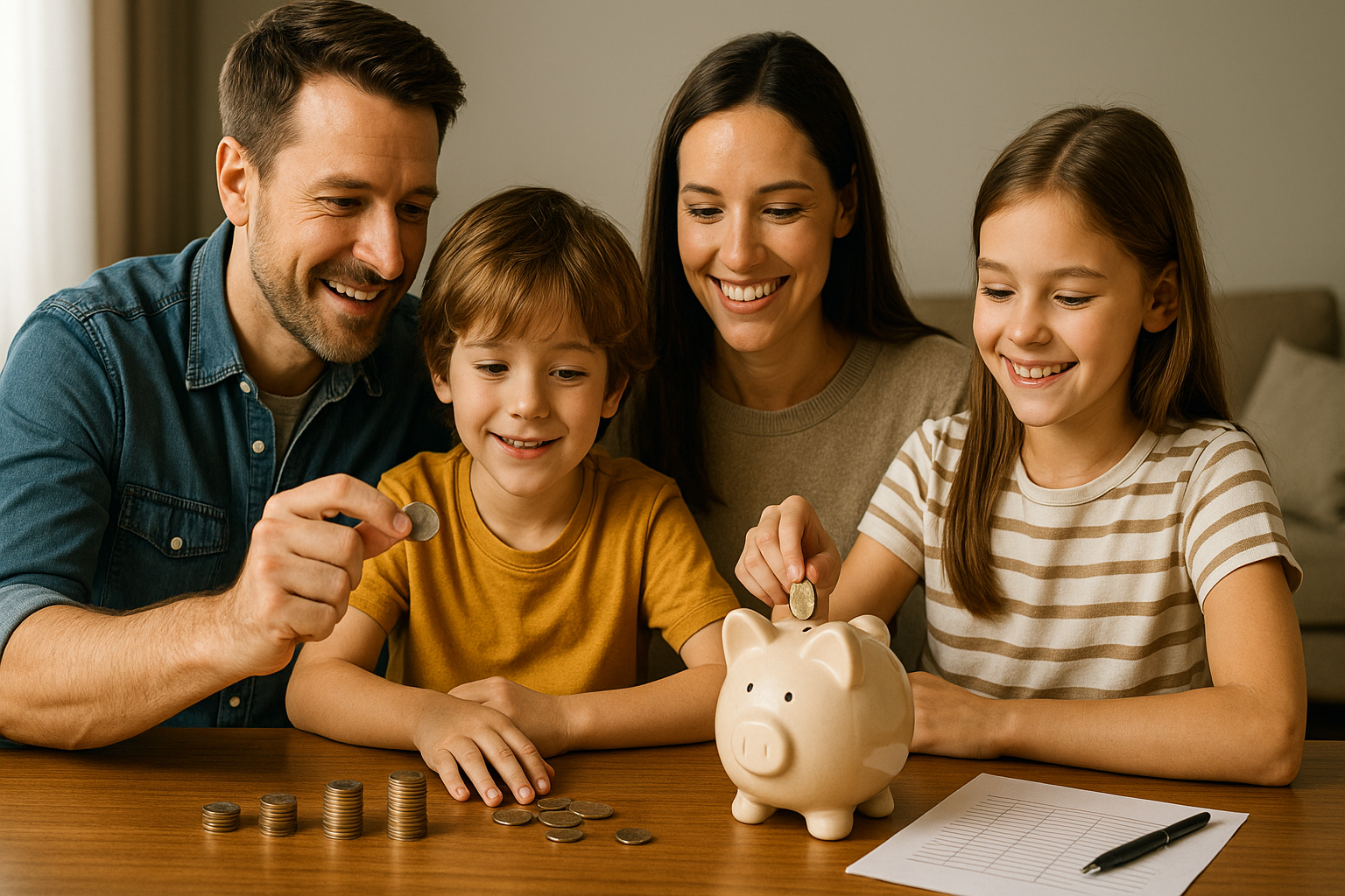 Educação financeira para crianças ensinando com diversão e eficácia