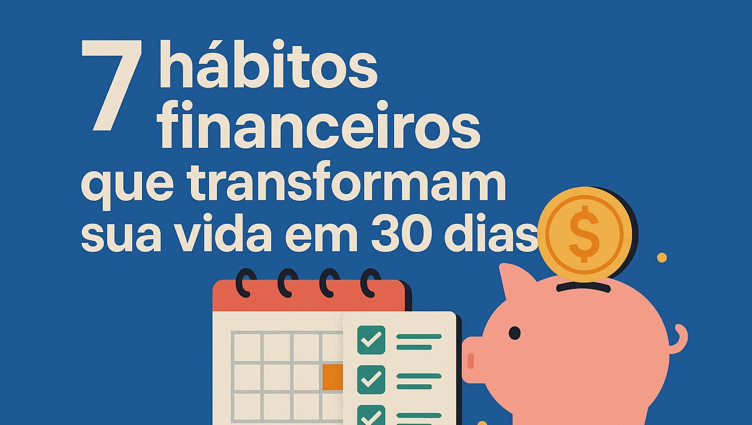 7 hábitos financeiros que transformam sua vida em 30 dias