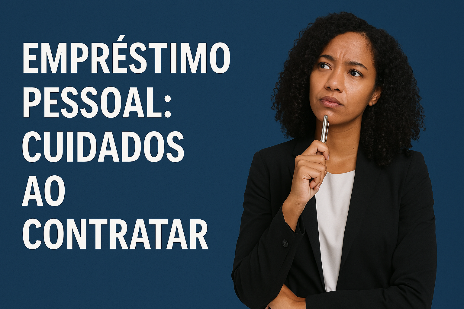 Empréstimo Pessoal cuidados ao contratar