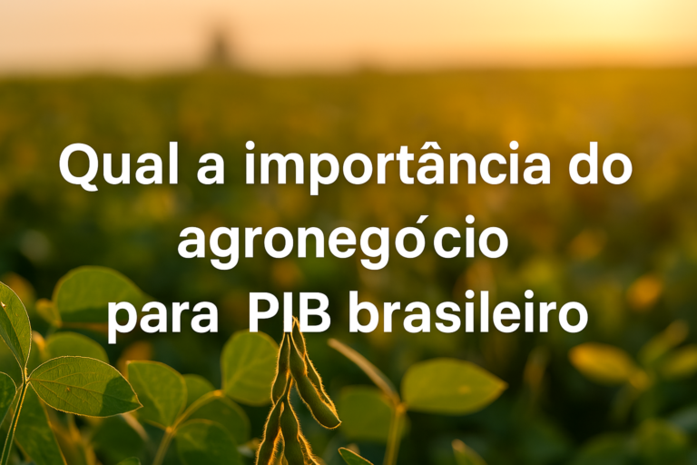 Qual a Importância do Agronegócio para o PIB Brasileiro