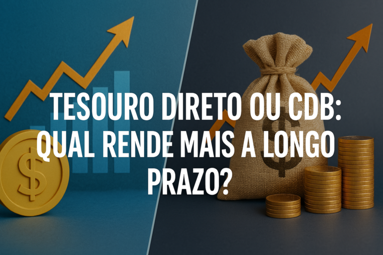 Tesouro Direto ou CDB qual rende mais a longo prazo