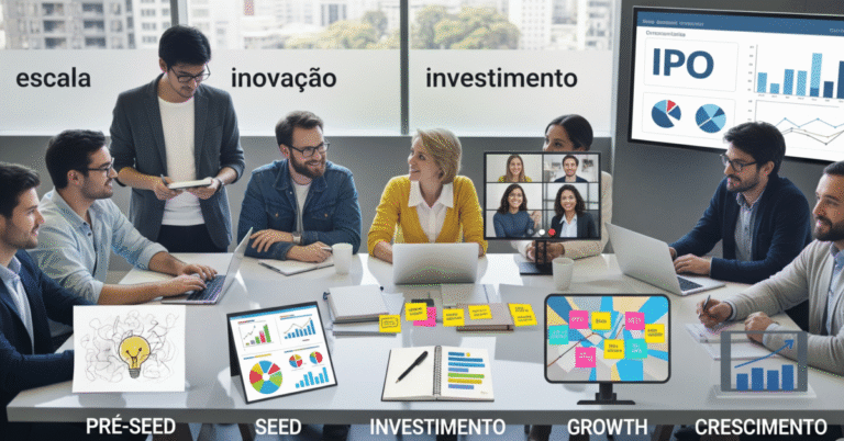 Fases de investimento em startups