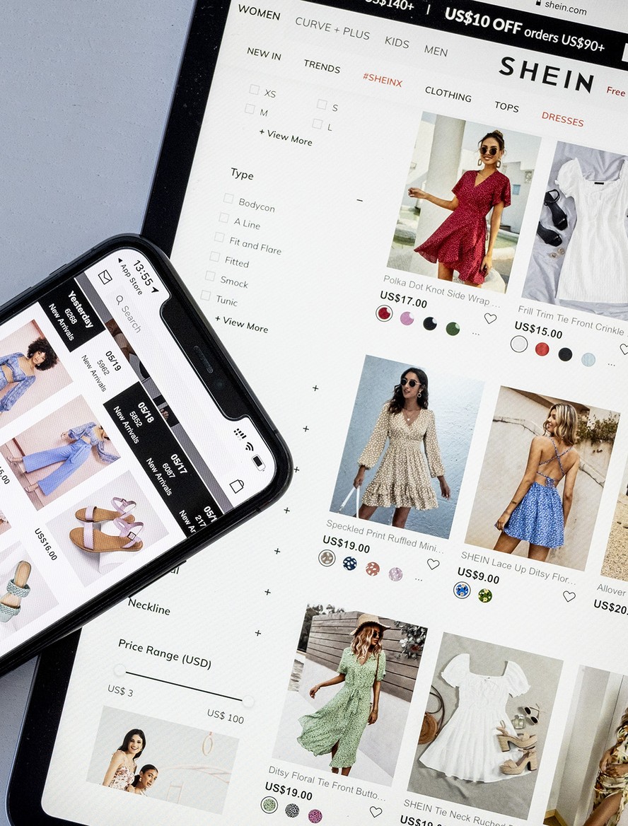 Fim da isenção nos EUA reduz compras em Shein e Temu - Imagem do artigo original