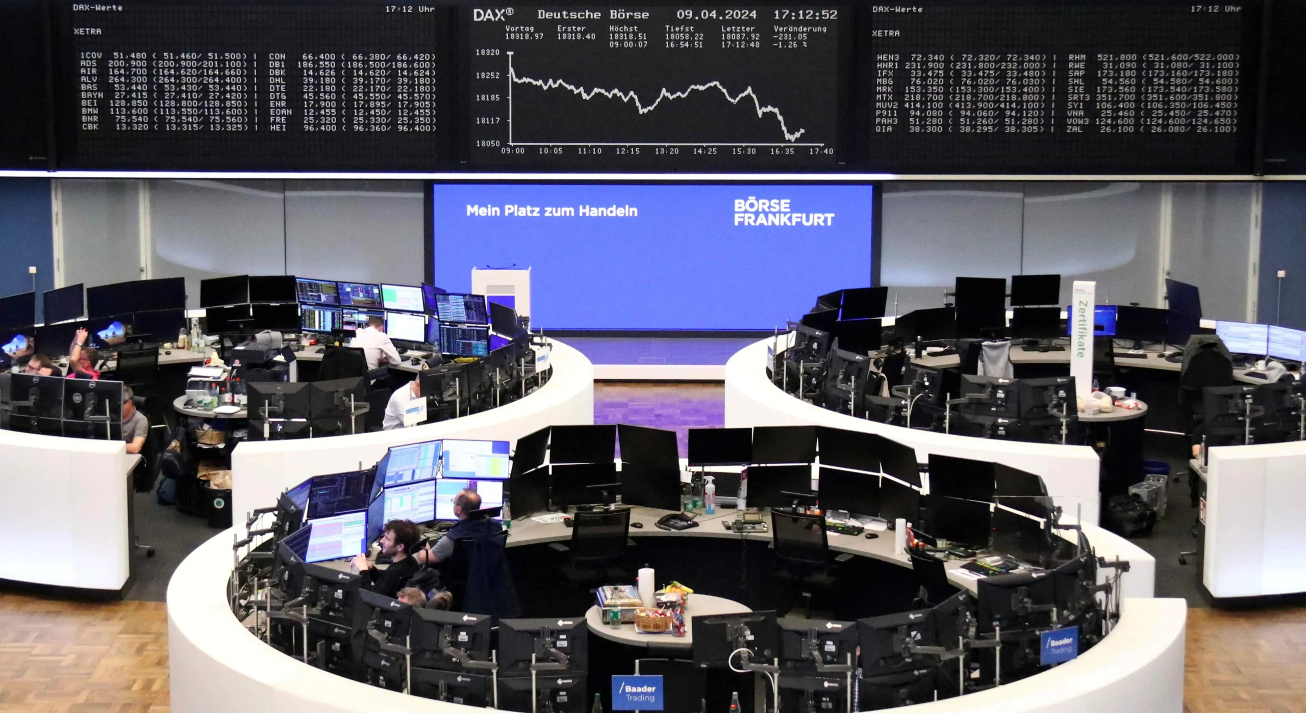 Imagem destacada - Bolsas europeias encerram no maior nível em dois meses impulsionadas por defesa e balanços corporativos