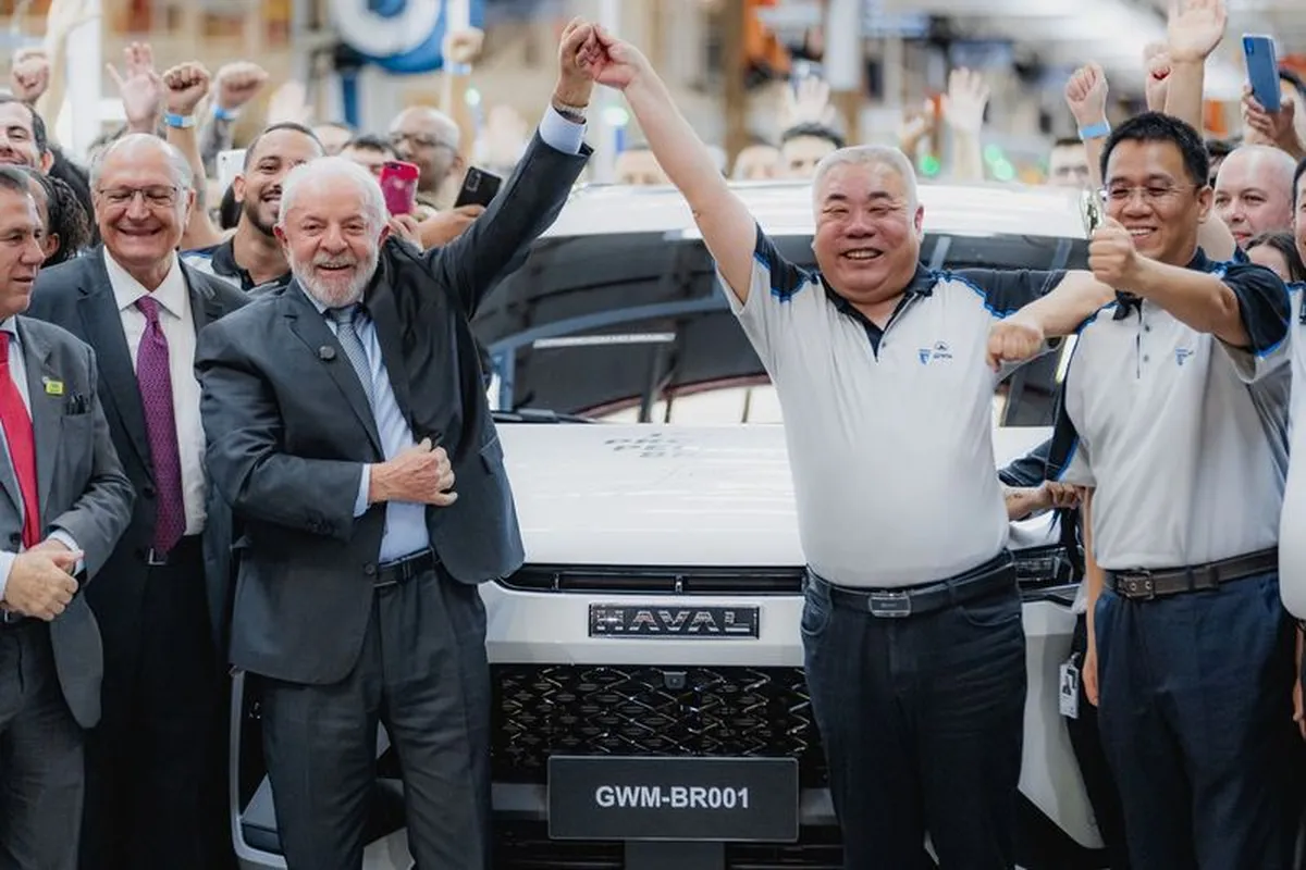 Imagem destacada - Lula inaugura fábrica da GWM em SP, volta a criticar Trump e destaca parceria com a China