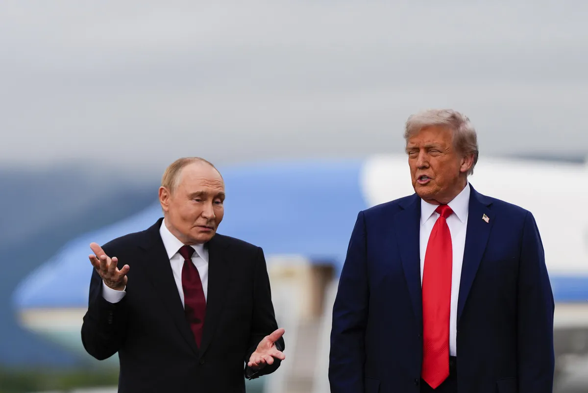 Imagem destacada - Trump diz ter dialogado “muito sinceramente” com Putin em conversa privada no Alasca
