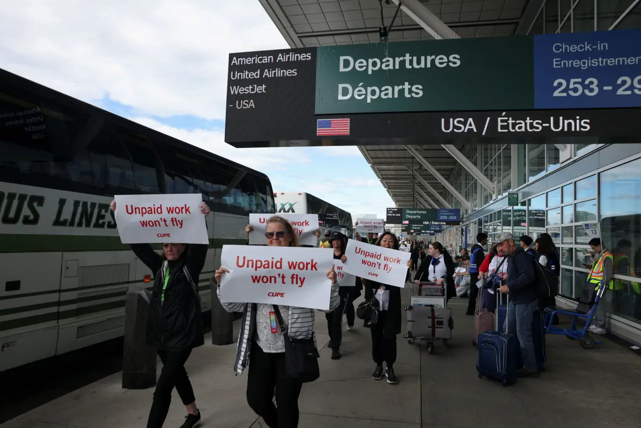 Imagem destacada - Governo canadense manda Air Canada e comissários encerrarem greve e retomar voos