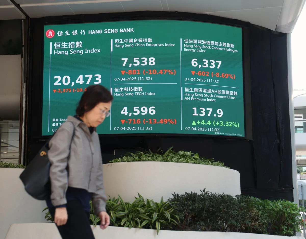 Imagem destacada - Bolsa chinesa de US$ 11 trilhões recua aos níveis pós-bolha e vira impasse para Xi e Trump