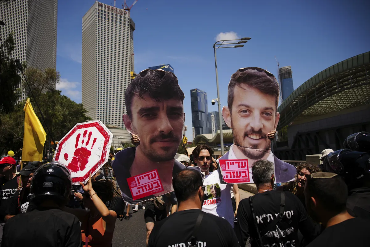 Imagem destacada - Protestos em Israel e rejeição do Hamas marcam anúncio de ofensiva ao norte de Gaza