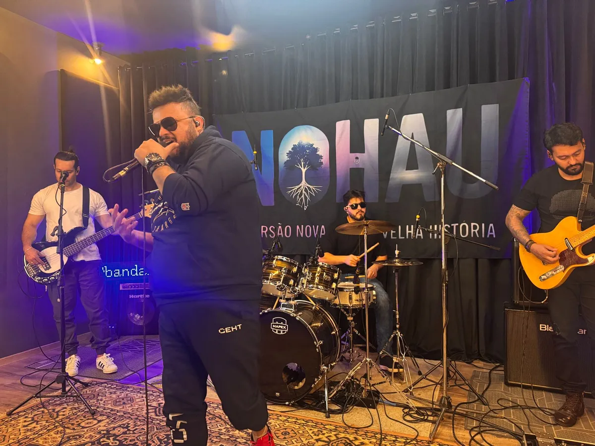 Imagem destacada - Banda Nohau volta aos holofotes e se apresenta no Showlivre com Japinha e Marcelo Mancini