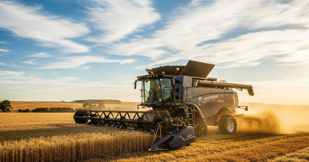 Colheitadeira New Holland CR9000 Series Potência, Tecnologia e Eficiência na Colheita