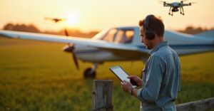 Aviões agrícolas: tendências e inovações para 2025