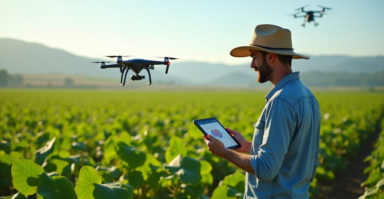 Drones na agricultura: 7 usos da IA para monitoramento preciso em 2025