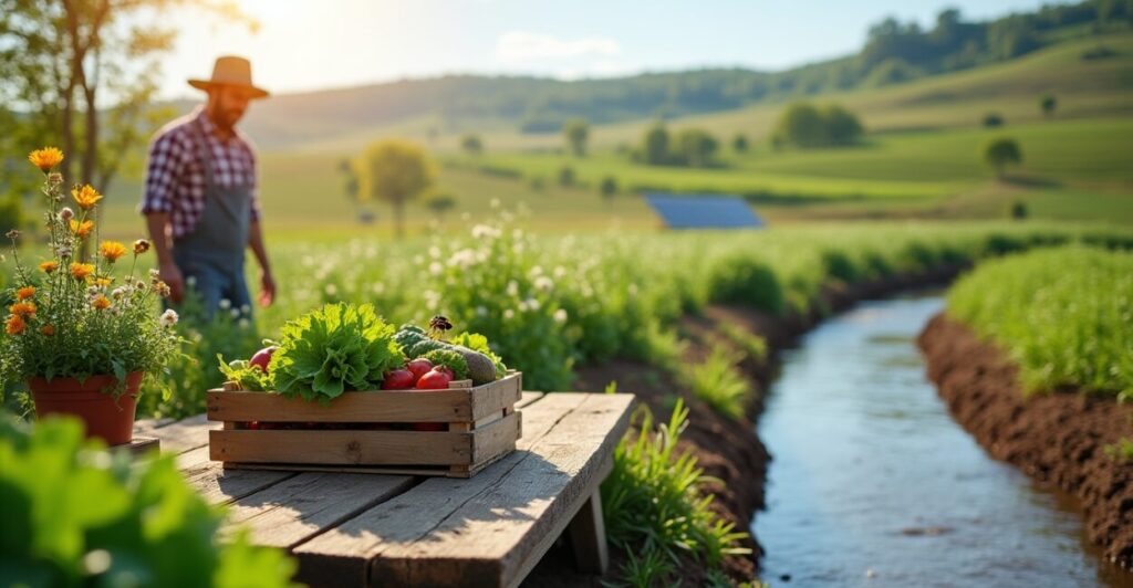 Economia de água no agronegócio sustentável