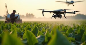Fumigação moderna: drones e aviões agrícolas em 2025