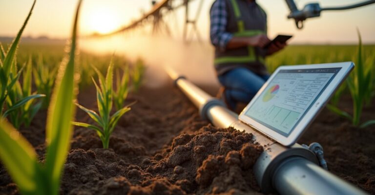 Sistemas de irrigação inteligentes para aumentar safra