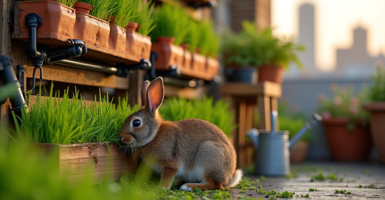 Forragem Vertical: Soluções Urbanas para Animais Pequenos