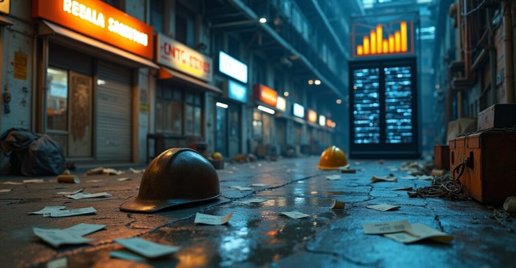 Impacto Econômico: Desemprego Setorial e Concentração de Poder