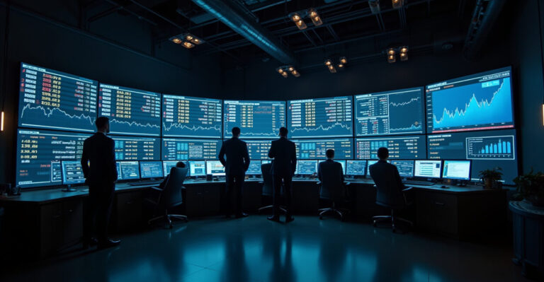 O que as Mesas de Trading Observaram Antes da Queda