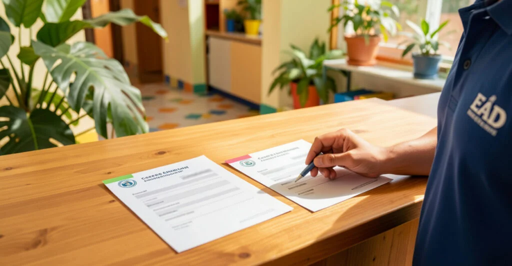Como saber se o cadastro corresponde à oferta EAD